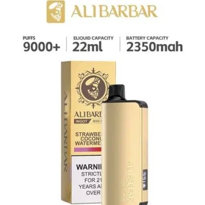 💎 ALIBARBAR INGOT 9000 一次性電子煙：9000口超長續航・便捷時尚設計 澳洲電子煙